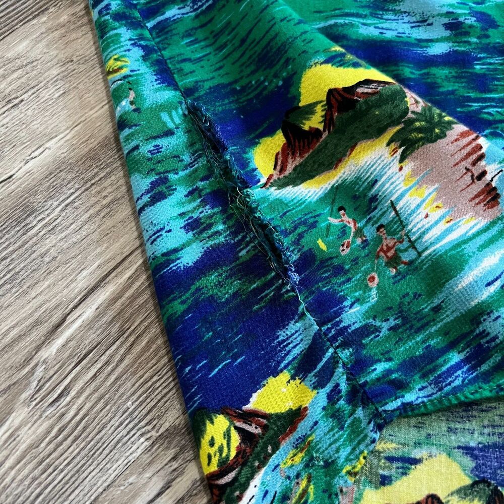 Vintage 80's United Hawaiian Rayon Shirt Korea M - Picture 4 of 6